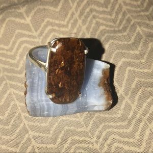 Ring - Bronzite Gemstone chakra healing ring